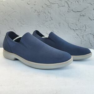 Skechers Shoes Mens Size 13 Relaxed Fit Slip On Dress Knit Blue Pierson Solem